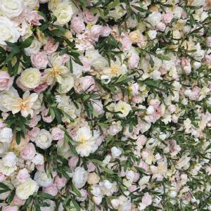 5D-Kunstblumenwand-Hintergrundwand, Gefälschter Blumenrosenhintergrund Mit Hoher Dichte Eignet Sich Für Hochzeitsdekoration, Bühnenlayout Für Fotohintergrund Home Party Wedding