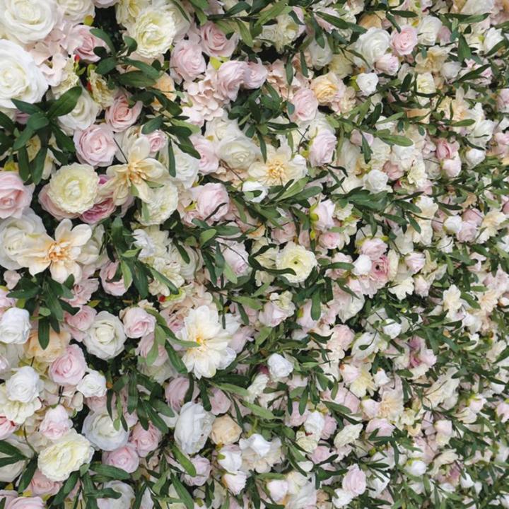 5D-Kunstblumenwand-Hintergrundwand, Gefälschter Blumenrosenhintergrund Mit Hoher Dichte Eignet Sich Für Hochzeitsdekoration, Bühnenlayout Für Fotohintergrund Home Party Wedding