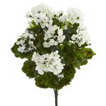 Geranium Artificial Bush, UV-bestendig, set van 3 (indoor/outdoor)