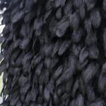 Schwarzer Federstoff Hintergrundsimulation Blumenwand Hintergrundwand, Foto Fotohintergrund Blumenwand Geeignet Für Einkaufszentren, Geschäfte, Innen- Und Außenbereich, Themenpa