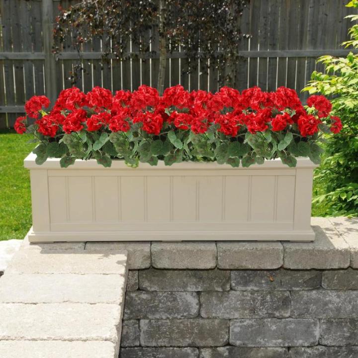 voor buiten, uv-bestendige , decoratie, struiken, planten, boeket, voor tuin, veranda, balkon, binnenplaats, raam, box, decoreren (geel, paars,