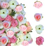 , bloemen, rozenkoppen, , kleine decoratie, voor bruiloft, feest, decoratie, knutselen, 100 stuks