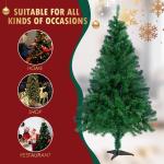 Kunstkerstboom Nordmann-spar 180 cm, 600 takken, dennenboom klein, spuitgieten, groen, Cushhom