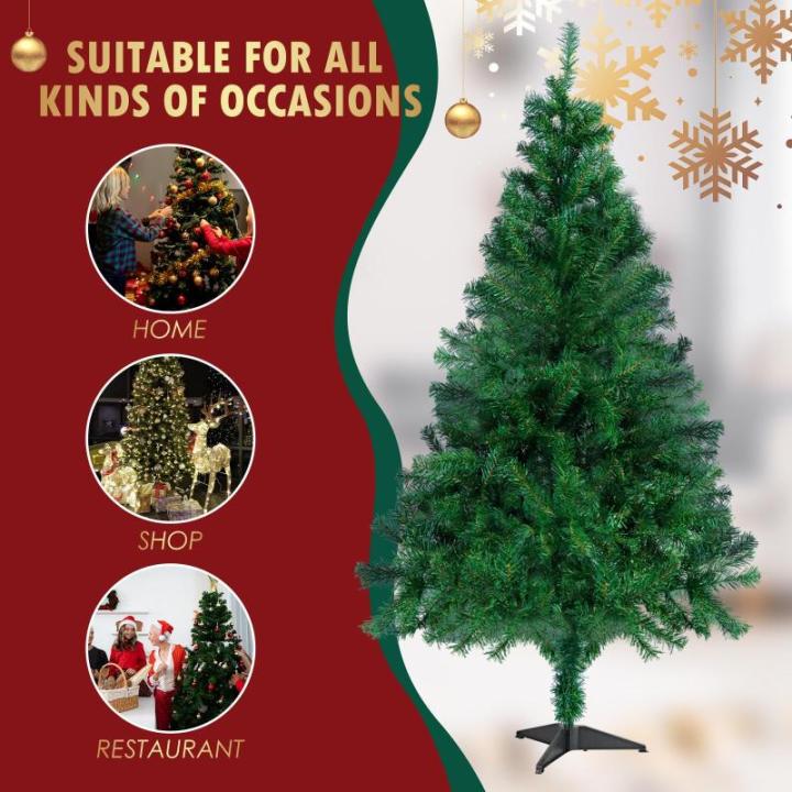Kunstkerstboom Nordmann-spar 180 cm, 600 takken, dennenboom klein, spuitgieten, groen, Cushhom