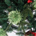 Künstlicher Weihnachtsbaum mit Metallständer, künstlicher Weihnachtsbaum für Zuhause, Büro, Innen- und Außenbereich, einfache Montage, 1,8 m