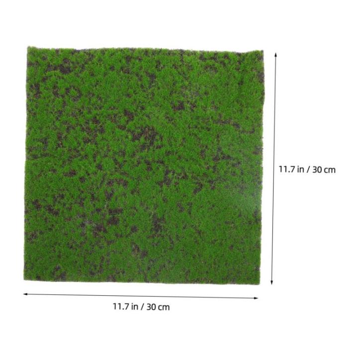 3st Künstliches Künstliches Moos Dekorativer Rasen Landschaftsdekor Landschaftsgestaltung Dekorative Requisite Gefälschte Grasmatte Glasflasche Chemische Faser Kunstrasen