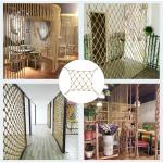 Kinder Sicherheitsnetz Hochbett Netz Hanf Netz Schutznetz Sicherheitsseilnetz für Kinder Natur Jutenetz Seilnetz für Balkon Schutz Spielplatz Treppe Hanfseil für Hängematte Bau