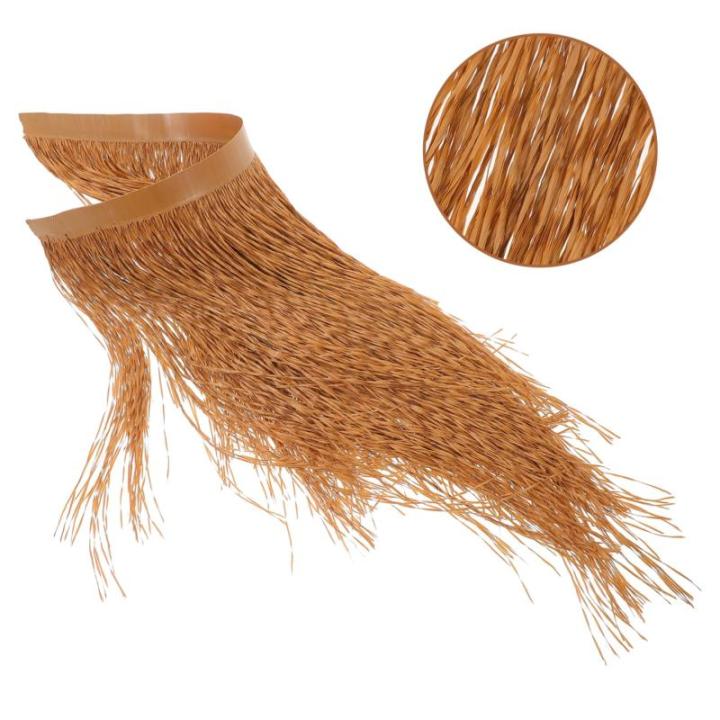 2 Stück Simuliertes Stroh Rasen Dekor Mexikanisches Strohdach Garten Strohdach Für Vogelscheuchen Kostüm Künstliches Strohdach DIY Strohdach Simulations Stroh Ornament