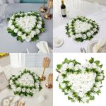 Künstliche Blumensträuße, künstliches Rosenarrangement für Hochzeit, Tafelaufsatz, Valentinstag, Dekoration, Foto-Requisiten