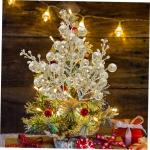 10st Weihnachts-beerenimitat Weihnachtsblumen Für Baum Weihnachten Dekoration Künstliche Weihnachtsblumen Christmax Weihnachtliche Beerenpflücker Glitzernde Zweige Schaum Golden