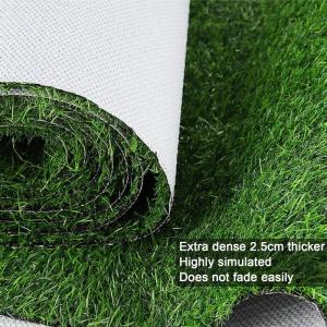 Hochwertiger Kunstrasen für den Außenbereich, Terrasse, 2,5 cm Höhe, robuster Kunststoff, Kunstrasen, Hochzeitsteppich, ideal für Garten, Rasen, Landschaft, Terrasse, 1,2 x 5 m