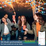 Smart Lichtsnoer, 80 m, 800 leds, kerstboom, app-gestuurde verlichting voor Kerstmis met 16 miljoen RGB-kleuren led-lampjes