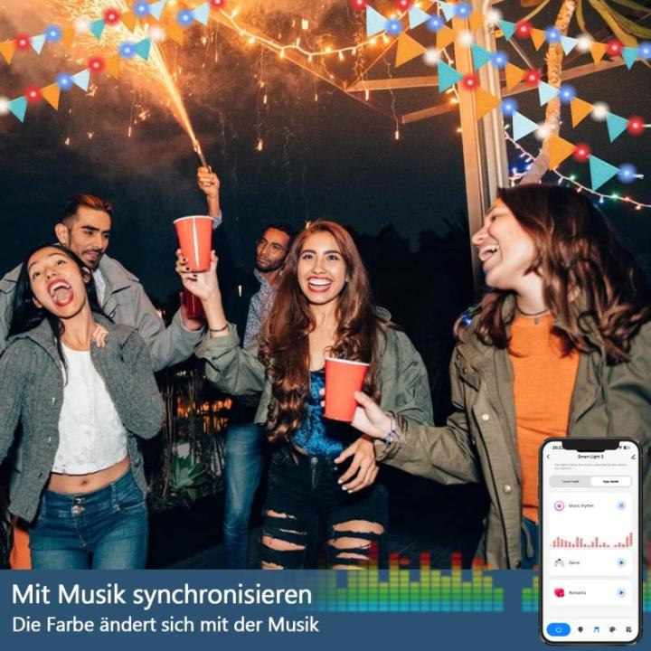 Smart Lichtsnoer, 80 m, 800 leds, kerstboom, app-gestuurde verlichting voor Kerstmis met 16 miljoen RGB-kleuren led-lampjes