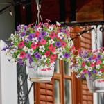 Kunstbloemen, 9 bundels voor buiten, uv-bestendig, namaakbloemen, vervaagt niet, groene kunstplant, tuin, veranda, raam, box, kantoor, struiken, decoreren, gemengde kleuren