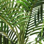 Kunstpalm, 210 cm, grote areca palm in witte pot, , kunstpalm voor huis, woonkamer, slaapkamer, kantoor, balkon, tuindecoratie