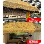 Künstliches Strohdach, Synthetisches Palmenstroh, Palmenstroh Aus Kunststoff, Künstliche Reetdächer, Simulation Strohdach Fliese Für Bar Hütte Party Garten Zaun Terrasse Pavil