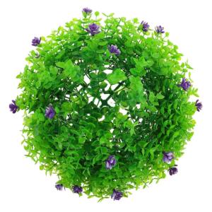 3St Dekorative Grasbälle für den Garten Eucalyptus Decoration Künstliche Pflanzenkugel Topiary-Kugeln hängen Simulation von Pflanzenkugeln Hausversorgung Partygeschenk Plastik