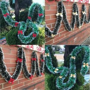 weihnachtsbäume, künstliche weihnachtsbäume, 7 Farben, 2 m, Heiligabend, Dekoration, bar-Tops, Band, Girlande, Weihnachtsbaum, küche, das Neue