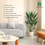 Künstlich Lilienbaum 160CM Fake Tropische Plastik Palme Perfekte Große Pflanzen im Topf für Indoor Outdoor Haus Haus Büro Garten Moderne Dekoration Housewarming Geschenk（1 Pa