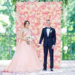 Rosenblumen-Wandhintergrund, künstliche Rose, Wandhintergründe, Babyparty, Hochzeit, Heimwerker, Veranstaltungsdekoration