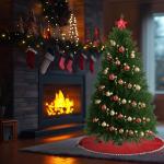 Abin Kunstkerstboom, met 950 takken en houten standaard, buigbaar 355 PE spuitgegoten en 595 pvc-naalden, moeilijk ontvlambaar, opvouwbare dennenboom voor eenvoudige montage, hoogt