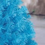Leichter Tisch-Weihnachtsbaum mit Ständer for kleine Weihnachtsdekoration, PVC-Tannenbaum, Kleiner Weihnachtsbaum, mehrfarbiger künstlicher Weihnachtsbaum(Blue,60cm/2ft)
