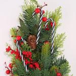 32 stuks kerstsnoepstok hangende ornamenten plastic gedraaide kruk ornamenten kerstboomdecoratie voor kerstfeestbenodigdheden kerstambachten binnen buiten decor (12 geen gaten zwar