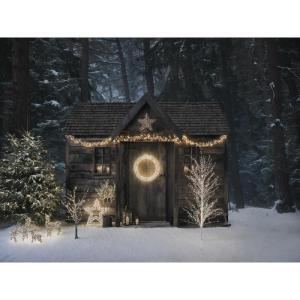 1m LED Weihnachtsbaum Künstlich warmweiß Weihnachtsdeko Außen Weihnachtsbeleuchtung Innen Drahtbaum Künstlich