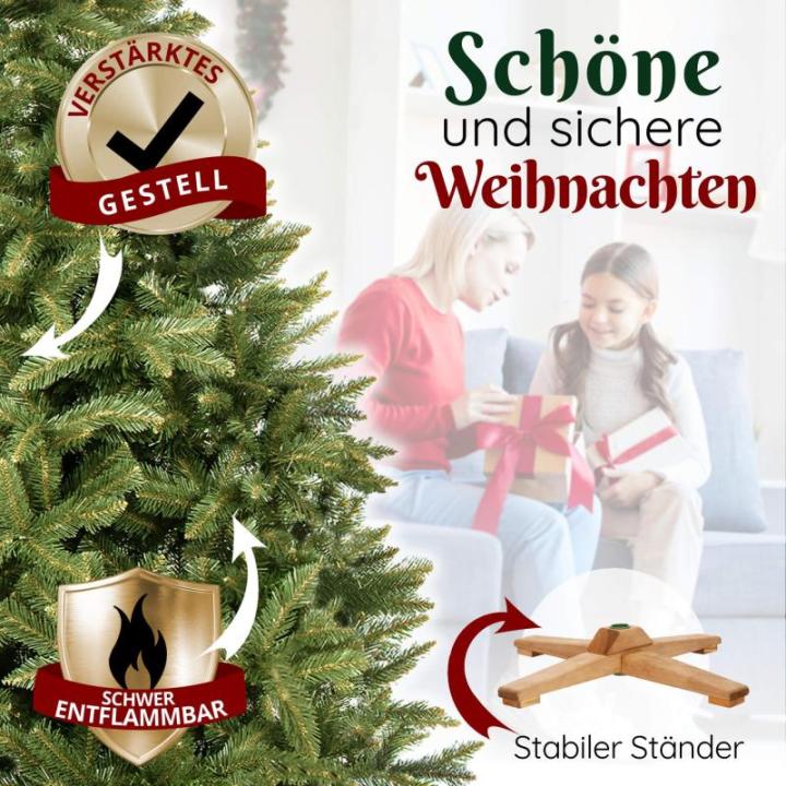 Kunstkerstboom, Kaukasus-sparrenhout, 180 cm, kerstboom