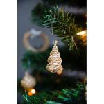 Kerstboom sieraden - stro hanger - 30-delige set - kerstboomhanger van natuurlijk materiaal