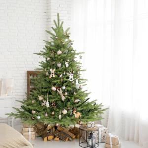 Kunstkerstboom, 150 cm, kleine sparrenboom, dennenboom, 150 cm, met 1972 PE en 266 pvc