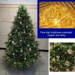 Künstlicher Weihnachtsbaum, Beleuchteter Weihnachtsbaum Künstlich In Voller Größe, Ferngesteuerte Lichter, Luxuriöse Weihnachtsdekoration for Den Innenbereich, Gegabelte Busch