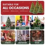 Kunstkerstboom van 120 cm, pvc, met metalen standaard, premium Nordmann-spar, moeilijk ontvlambare automatische kerstboom, natuurgetrouwe kunstkerstboom
