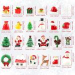 24 x kerstfiguren, kerstversiering, kleine figuren, kerstboomversiering, kerstdecoratie voor adventskalender