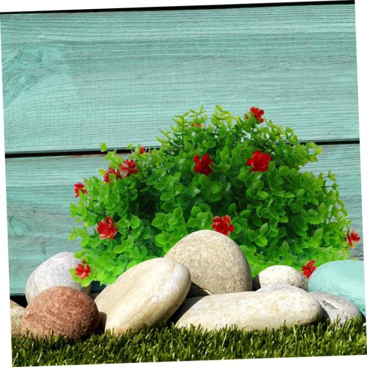 3St Dekorative Grasbälle für den Garten kunsthängepflanzen Künstliche Pflanzenkugel Topiary-Kugeln künstlicher Formschnitt gefälschte Pflanzenformschnittbälle Indoor-Topiary