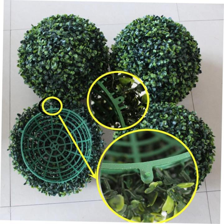 5 STK Kunststoff Blumen Kugelst Änder Unechter Topiary-Ball Künstliche Formschnittkugel Pflanzengestell Regalrahmen Aus Kunstrasenkugeln Künstliche Pflanzen Blumenhalter Plastik