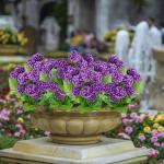 Boeket van kunstbloemen, hortensia, kunstbloemen, als echt voor bruidsboeketten, huis, kantoor, hotel, feestdecoratie, middenstuk, bloemstukken, bloemstukken