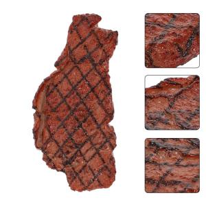 Kunstmatige steakmodellen, levensecht rundvlees, steak, namaaklevensmiddelen, model fotografie, rekwisieten, steakversieringen, verjaardagsfeest, gunsten, fotografie, rekwisieten