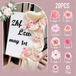 20 stuks bloemkoppen mini bloemkoppen voor bruiloft thuis knutselen scrapbooking decoratie