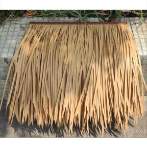 Palm Thatch, Simuliertes Thatch for Outdoor Pavilion Attractions Resorts Artificial Thatch Tile Tile Palm Thatch Roll Pe Resin Man-Made Thatch, 9 Colors (Color : YellowC-6pcs, Size
