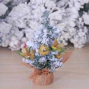 Small Christmas Tree for Home | Table Centerpiece Christmas Tree | Holiday Home Accents, Charming Tabletop Christmas Tree, Burlap Base Tree, Seasonal Table Centerpieces