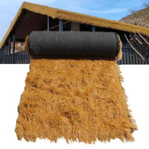 Synthetisches Strohgrasdach, Mexikanische Künstliche Strohrolle Für Tiki-bar-hüttenparty-gartenzaun, Kommerzielle Kunst-DIY-kunsthandwerk, Palapa-reetdach(Size:0.5 * 15m)