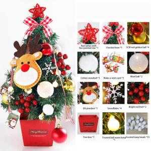 Kerstboom met verlichting 50 cm lichtketting kerstboom mini kerstboom kunstmatige kerstboom kerstdecoratie tafel kerstboom kerstcadeaus