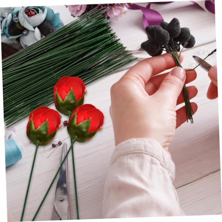 2 Sätze Gefälschte Blumenstange Draht Zur Blumenherstellung Kunstblumen Für Vase Künstliche Blüten Artificial Kunstpflanze Kunstblumen Zur Dekoration Plastik 100 Stück * 2