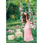 Kunstbloemen, hete roze kunstrozen, 50 stuks kunstbloemen met steel, voor doe-het-zelf bruiloft, boeketten, middenstukken, bruid, babyshower, feest, thuis, douche, arrangement, dec