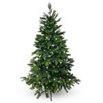 Künstlicher Tannenbaum 210 cm mit Beleuchtung 280 LED warmweiß Weihnachtsbaum Christbaum