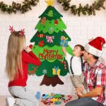 Kid Felt Christmas Tree | Wall Art Decor | Christmas Tree Wall Decor | Felt Christmas Tree | Christmas Tree For Kids Interactive Fun For Children's Rooms, Bedrooms, Dormitories