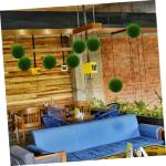 12 STK Blumenarrangement Hochzeitsdekoration hochzeits Dekoration gartendeko Buchsbaum Fälschung Gefälschte Pflanzen blumenständer Grasrahmengestell Kugelblumenhalter Plastik Gr