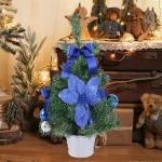 Weihnachtsbaum Geschmückt Weihnachtsbaum Klein Geschmückt Weihnachtsdeko Mini Geschmückter Weihnachtsbaum Künstlich Kleiner Weihnachtsbaum Tisch Tannenbaum für Weihnachten Dek