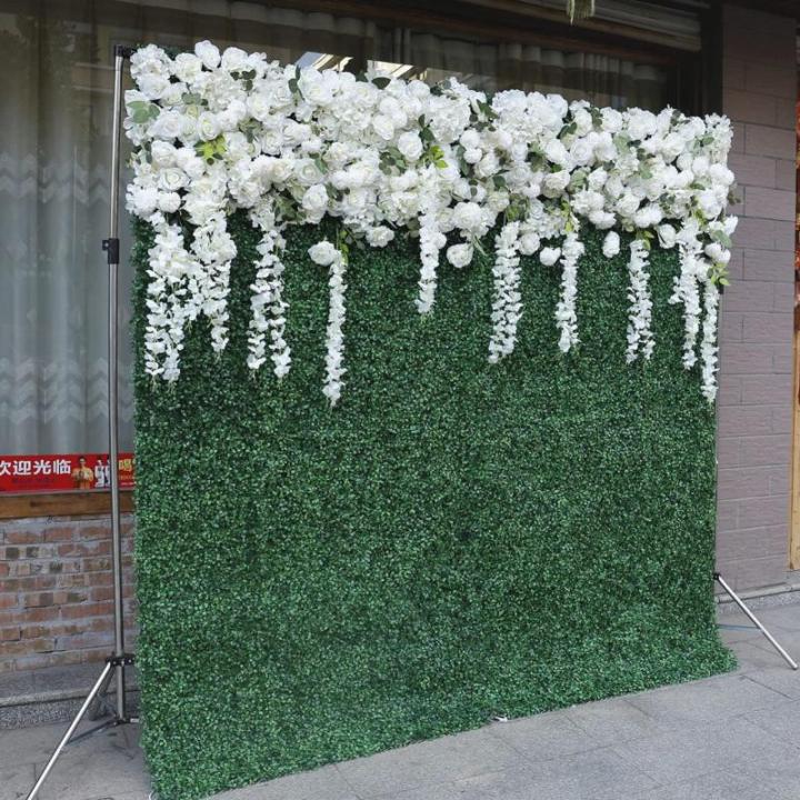 Hintergrund Blumenwand Simulation Blumenhintergrundwand, Künstliche Wand Blumen Hintergrund 3D Seide Hortensie Blumen Panel Für Foto Hintergrund Home Party Hochzeit Hintergrund D